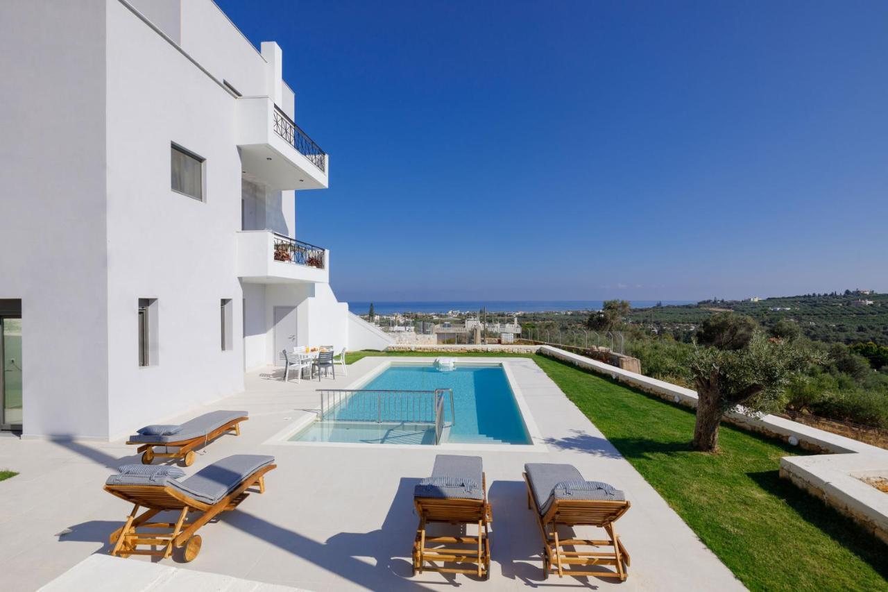 Apartment Tilio - New Apartment With Private Pool 1400M From The Beach Ретимно Екстериор снимка