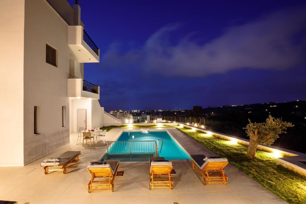 Apartment Tilio - New Apartment With Private Pool 1400M From The Beach Ретимно Екстериор снимка